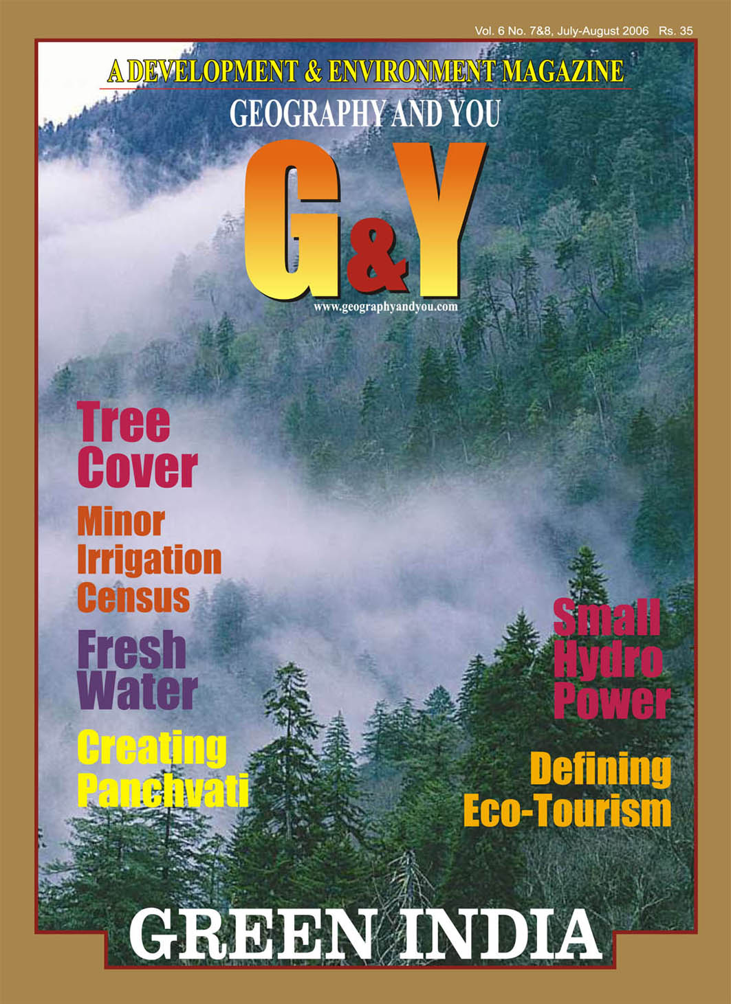 Green India (July-August 2006) cover